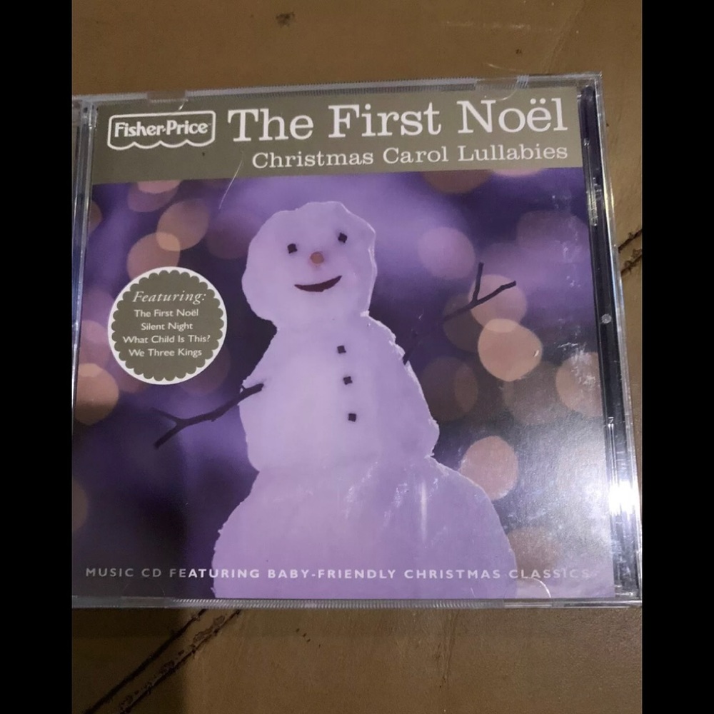The First Noel Christmas Carol Lullabies Audio CD Fisher-Price New Cello tear.